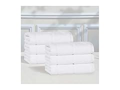 Superior 6PC Hand Towel, White