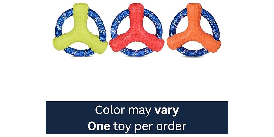 AKC Sport TPR Toys for Aggressive Chewers Rope Disc