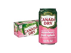12PK Canada Dry Fruit Splash Strawberry Ginger