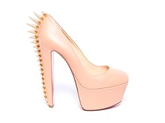 Electropump 160 MM Nude Leather Platform