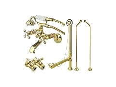 Kingston Brass CCK265PBD Vintage Wall Mount Claw Foot Faucet