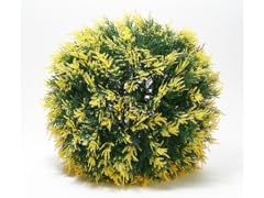 Set of 2 17" Faux Cedar Garden Spheres (Choose Color)