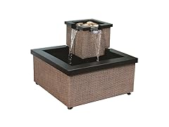 Bristol Cocoa Patio Pond with LED Lights