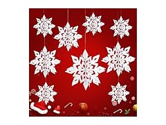 Ryangic 3D Christmas Snowflakes 18PCS Wonderland