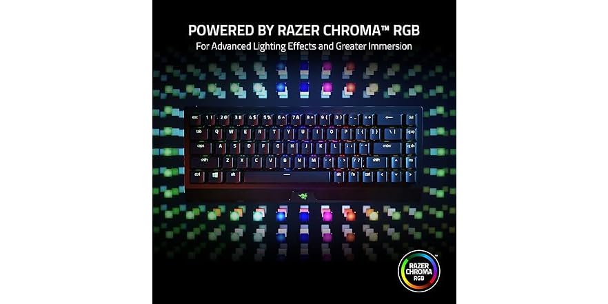 Razer BlackWidow V3 Mini HyperSpeed Keyboard