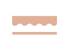Teacher Created Resources Sedona Sand Scalloped Border
