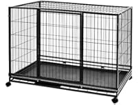 Amazon Basics Portable Heavy Duty Stackable Pet Kennel