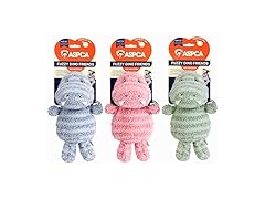 ASPCA Teddy Stripe Fabric Dino and T-Rex Plus