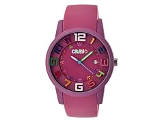 CRAYO Festival Unisex Watch w/ Date - Fuchsia