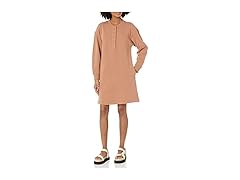 Amazon Essentials Women Large Knit Henley Dress