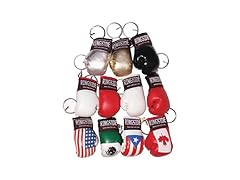 Ringside mens keyring, Red/Black, mini US