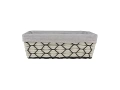Simplify Large Shelf Woven Tote in White
