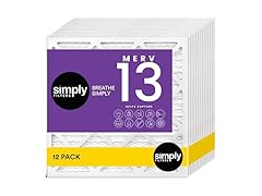 Simply Air Filter, Merv 13, MPR 1500, 12 Pack (Open Box)