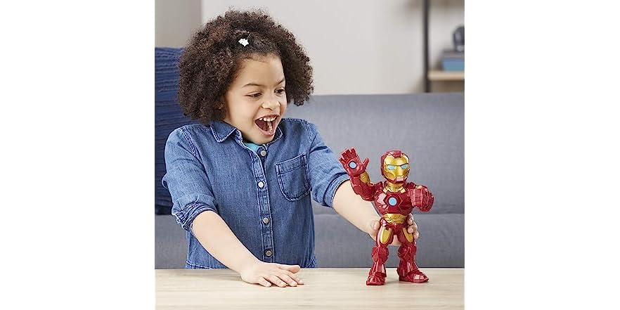 Playskool Heroes Marvel Super Hero Adventures Mega Mighties Iron Man Figura De Acción