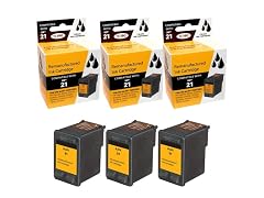 Compatible HP 21 Ink Cartridge Combo Pack (3 Black)