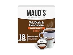 Maud's Decaf Dark Roast Coffee Pods, 18 ct