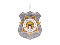 Hallmark Christmas Ornament, Police Badg