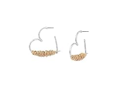 Robert Lee Morris Women's Heart Medium Earrings
