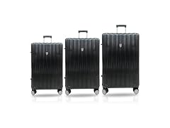 Tucci Italy Baratro Hardside Spinner Luggage Set of 3