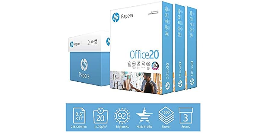 [Other] HP Printer Paper | 8.5 x 11 Paper 3 Only $10.41 at Sellout