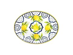 Le Cadeaux Melamine Oval Serving Platter Palermo