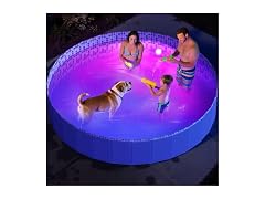 Pawtners Foldable Kiddie Pool with Light