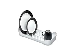 iDesign Compact Dish Drying Rack for Kitchen Counter