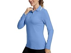 GGOV Women's LS Golf Polo UPF50+