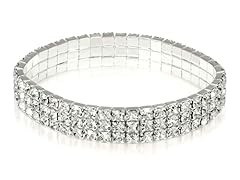 Silver Plated Swarovski Elements Crystal Bracelet