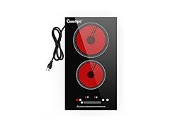 2 burner Electric Cooktop (Touch control)