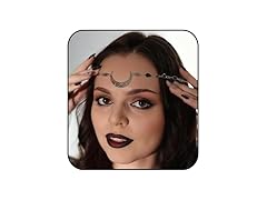 Aularso Vintage Head Chain Crescent Moon