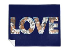 "Dog Lover" Mink Fleece Blanket