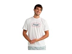 HUK Men's Short Sleeve Performance Tee Script