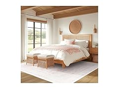 5x7 ft Area Rug Pink