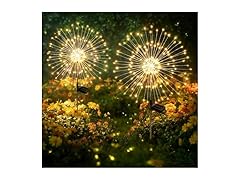 SEEWELUMI Solar Garden Outdoor Lights