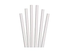 (2800 ct) White Giant Paper Straws
