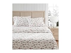 Martha Stewart Flannel Sheet Set, Queen