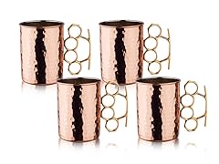 S/4 Hammered Copper Moscow Mule Mug 20oz