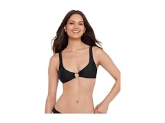 Steve Madden Women Ring Front Swim Bralette Top