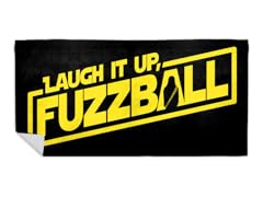 Laugh it up, Fuzzball Beach Towel