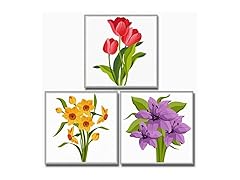 3 Pack Paint by Number Kits for Kids