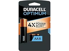 (8 PACK) Duracell Optimum AA Batteries with Power Boost