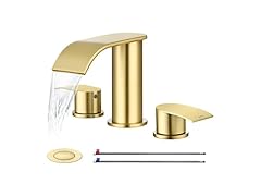 8" Gold Waterfall Sink Faucet
