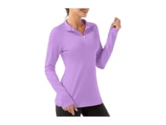 Fkeep Women Polo Shirts Long Sleeve UPF 50+ V Tops
