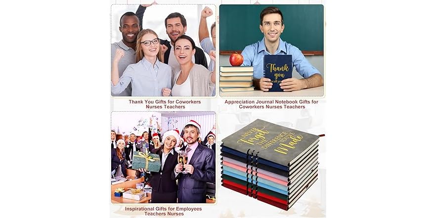 10 Set A5 Journal Thank You Gifts