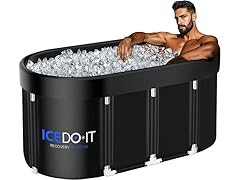 129 Gal XL Large Oval Ice Bath Tub