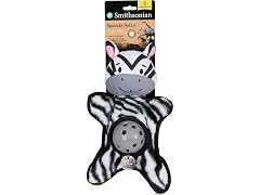 Smithsonian Squeaky Safari Dog Toy – Stuffing-Free