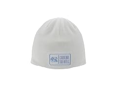 North Carolina Edge Patch Beanie White