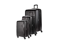 SwissGear 7272 Energie Hardside Black/Black, 3-Piece Set (19/24/27)