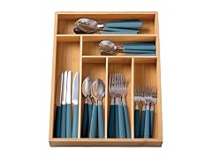 COOK WITH COLOR Bamboo Kitchen Utensil